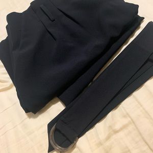 Black Pleated Slacks